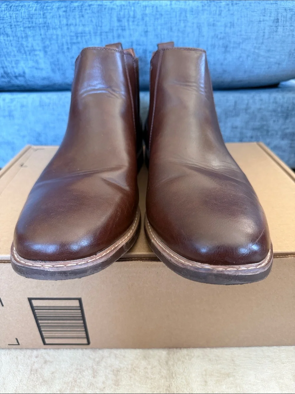 Deer Stags Men's Router Brown Leather Chukka Boots